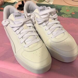 Puma White Athletic Shoes